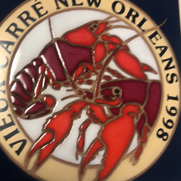 Vieux Carre New Orleans 1998 8” x 8” Terra Cotta Tile - Picture 2 of 5